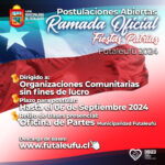 POSTULACIONES ABIERTAS – RAMADA OFICIAL FIESTAS PATRIAS FUTALEUFÚ 2024