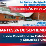 SUSPENSIÓN DE CLASES – 23 SEPTIEMBRE